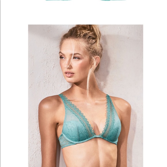 VICTORIA'S SECRET Cozumel Teal Crochet Lace - Picture 4 of 5